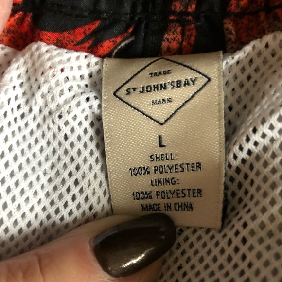 New Men’s St John Bay Nylon Swim Trunks - Picture 6 of 7